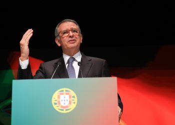 l socialista António José Seguro durante su mensaje tras conocerse los primeros resultados oficiales en Lisboa