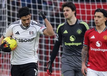 United, está empeñado en irse por todo lo alto y firmó un partidazo, con gol y asistencia, en el tercer triunfo consecutivo de su equipo, que dejó escapar una renta de 2-0 contra el Fulham