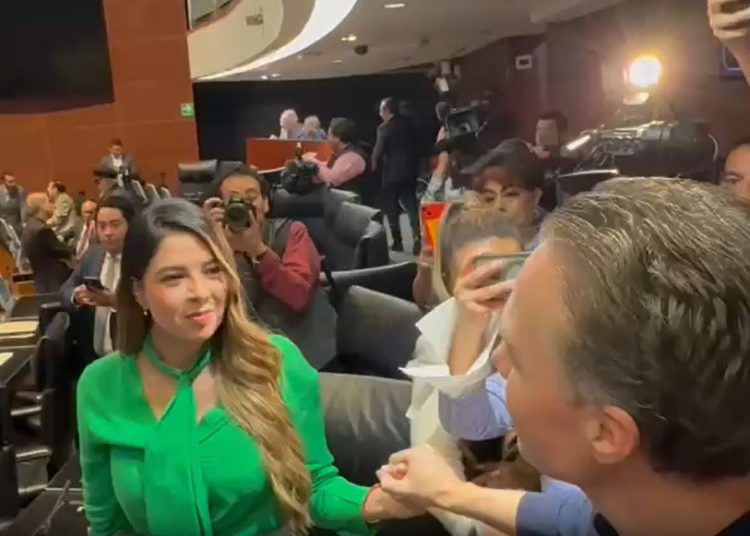Cero y van dos: Manuel Velasco destapa a Ruth González para la gubernatura de SLP.
