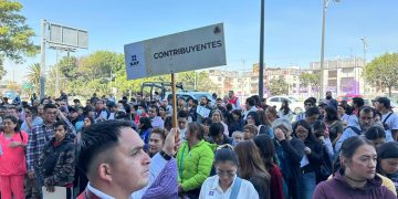 Simulacro: Cientos de ciudadanos participan