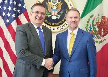 Marcelo Ebrard y Jamieson Greer en reunión bilateral sobre comercio y minerales críticos