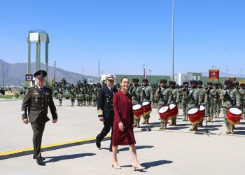 Claudia Sheinbaum en la ceremonia del Día del Ejército Mexicano en Puebla