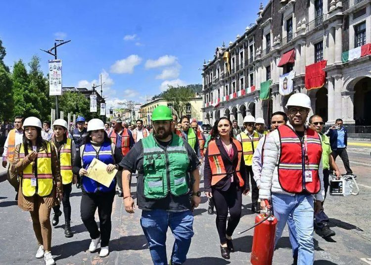 Autoridades de Protección Civil del Estado de México anuncian el primer simulacro de sismo 2026