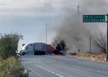 Se registran bloqueos en Reynosa
