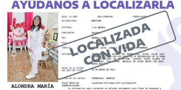 Encuentran con vida a Alondra María, Fiscalía de Morelos desactiva ficha de búsqueda
