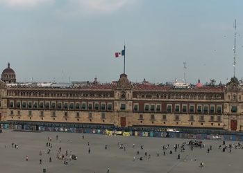 obierno blinda Palacio Nacional por el 8M; Zócalo tendrá iluminación monumental inédita