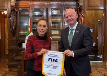 México 2026: Sheinbaum e Infantino afinan detalles para una inauguración "excepcional".