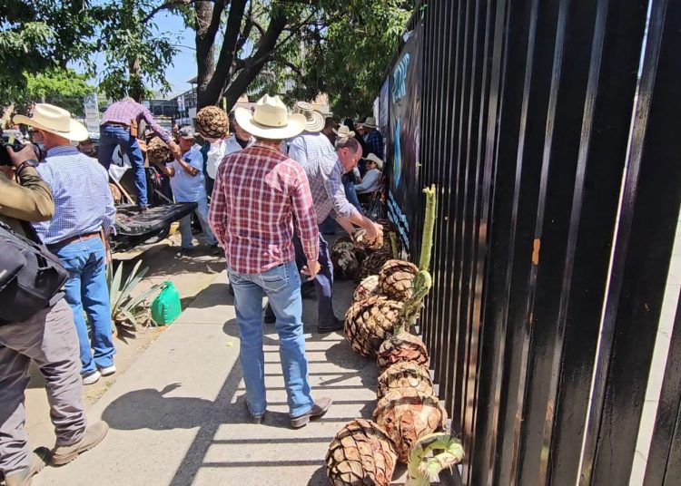Jalisco: Productores cierran avenidas con tractores y protestan en la Sader