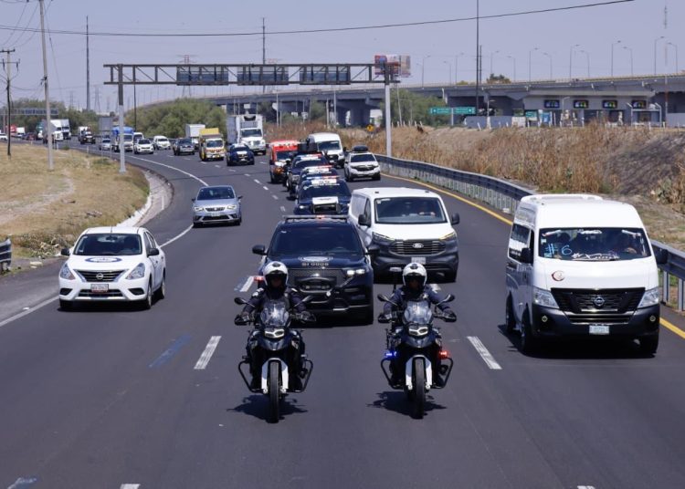 Blindaje al AIFA: Lanzan operativo permanente en el Circuito Exterior Mexiquense.