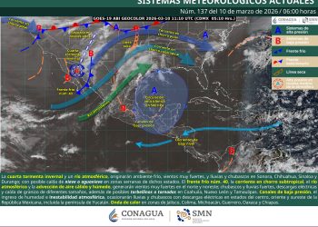 Cuarta tormenta invernal provoca lluvias, vientos fuertes y posible nieve en el norte de México