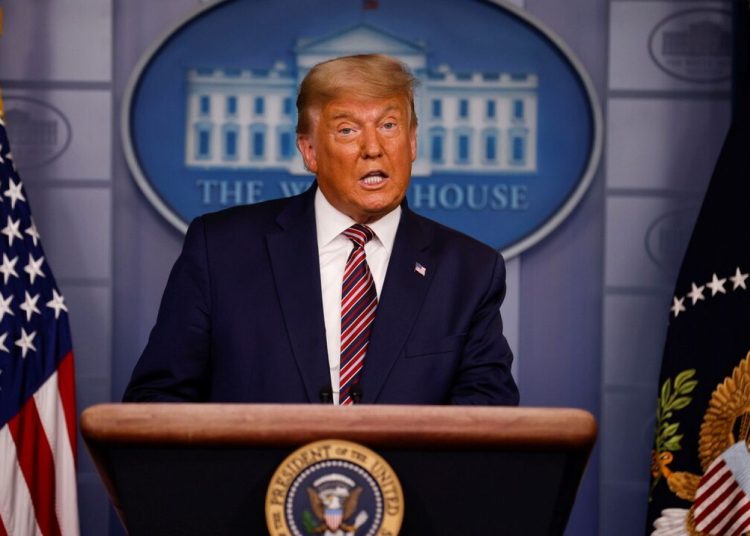 El presidente de Estados Unidos, Donald Trump, informó sobre la destrucción de nueve buques iraníes durante la operación militar contra Irán