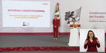 Claudia Sheinbaum presentó el Plan B de la reforma electoral durante la conferencia matutina