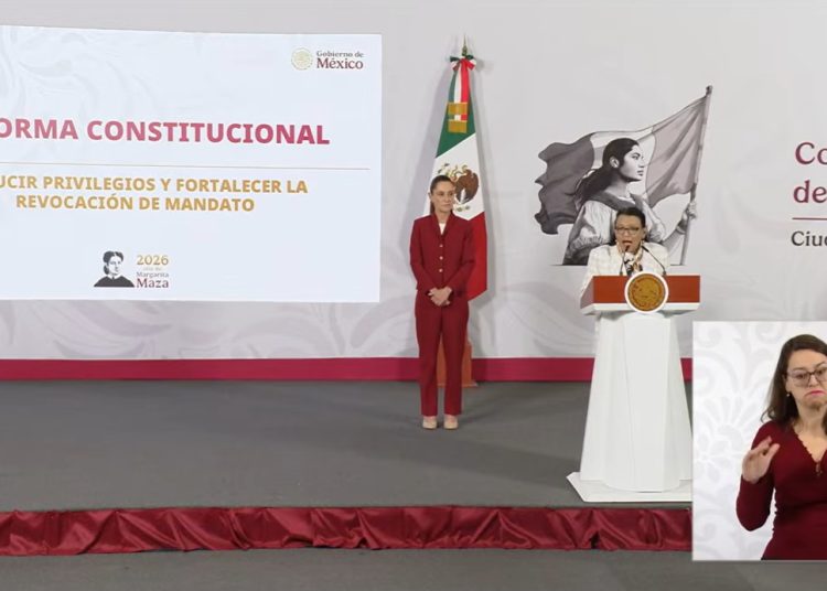 Claudia Sheinbaum presentó el Plan B de la reforma electoral durante la conferencia matutina