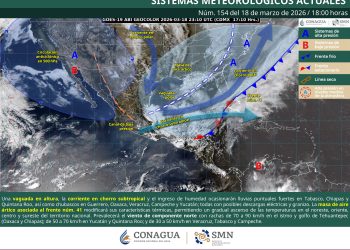 Clima en México: lluvias, vientos fuertes y onda de calor