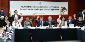 Comisiones del Senado aprobaron la reforma electoral impulsada por Claudia Sheinbaum