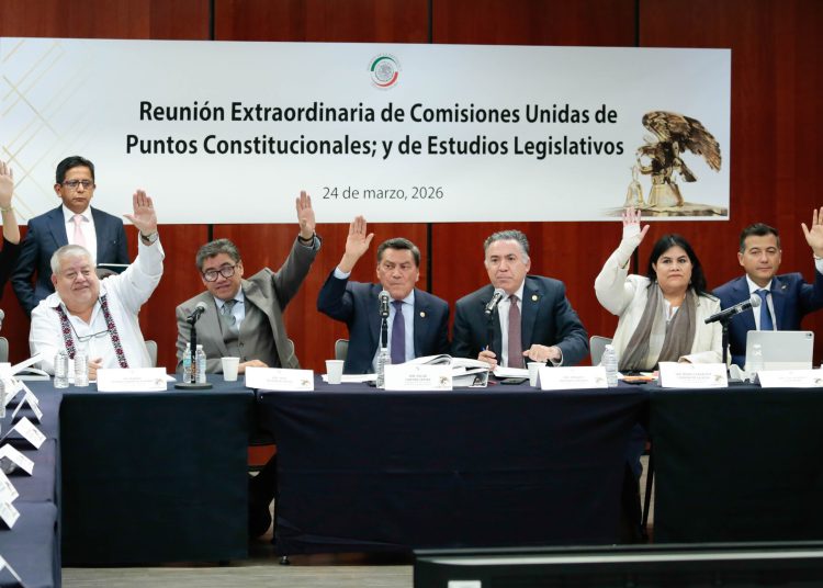 Comisiones del Senado aprobaron la reforma electoral impulsada por Claudia Sheinbaum