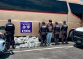 Aseguran más de 23 kilos de droga en inspección a autobús