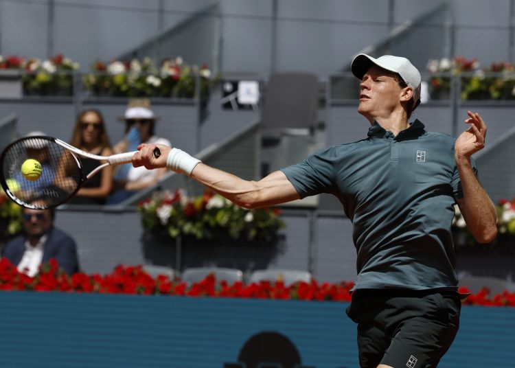 El tenista italiano Jannik Sinner se ha impuesto al británico Cameron Norrie, en el partido de los octavos de final del Abierto de Madrid