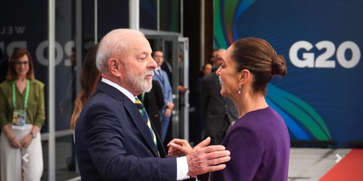 Sheinbaum y Lula lanzan mensaje conjunto en defensa de la no injerencia
