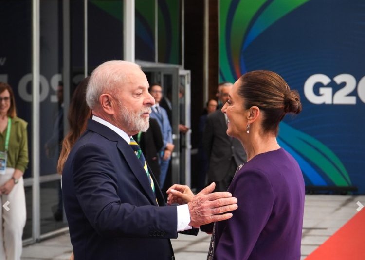 Sheinbaum y Lula lanzan mensaje conjunto en defensa de la no injerencia