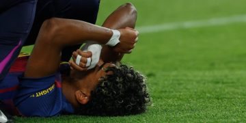 Lamine Yamal, baja del Barcelona por lesión; se espera juege el Mundial
