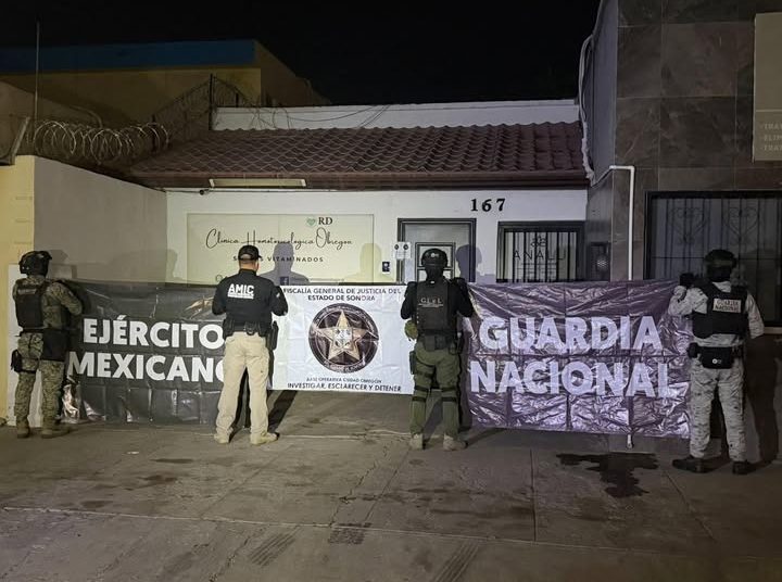 Tragedia en Sonora: Catean inmueble tras muerte de 8 personas por sueros intravenosos