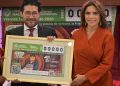 Presentan billete de Lotería por el Día del Trabajo