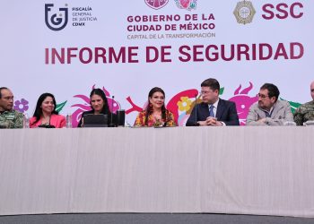 Clara Brugada presenta resultados de seguridad con baja en delitos en CDMX