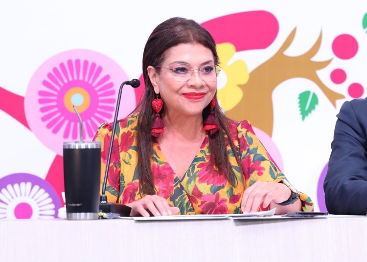 Clara Brugada durante conferencia sobre la búsqueda de personas desaparecidas en CDMX