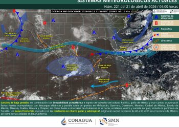 Lluvias fuertes y granizo azotan el centro y sur de México; persiste onda de calor