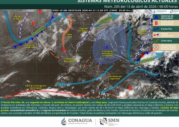 Frente frío 44 provocará lluvias, granizo y posible nieve en México
