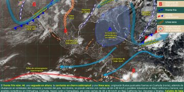 Frente frío 44 provocará lluvias, granizo y posible nieve en México