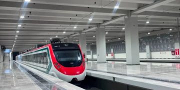 El nuevo tren conecta Buenavista con el Aeropuerto Internacional Felipe Ángeles