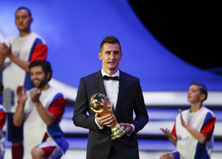 Los goles del alemán Miroslav Klose, hasta ahora máximo anotador de las Copas del Mundo con 16 tantos, también le han permitido situarse como el jugador