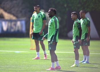 La selección de México cumplió este miércoles su penúltimo entrenamiento antes de viajar a Estados Unidos para enfrentar a Australia, el próximo sábado en Pasadena