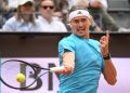 Alexander Zverev of Germany in action during his men's singles round of 32 match against Alexander