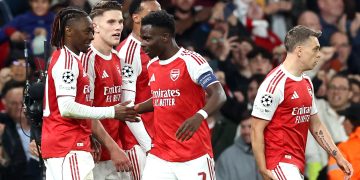 El Arsenal, con un gol de Bukayo Saka, venció al Atlético de Madrid (1-0) y jugará la segunda final de la Liga de Campeones de su historia.