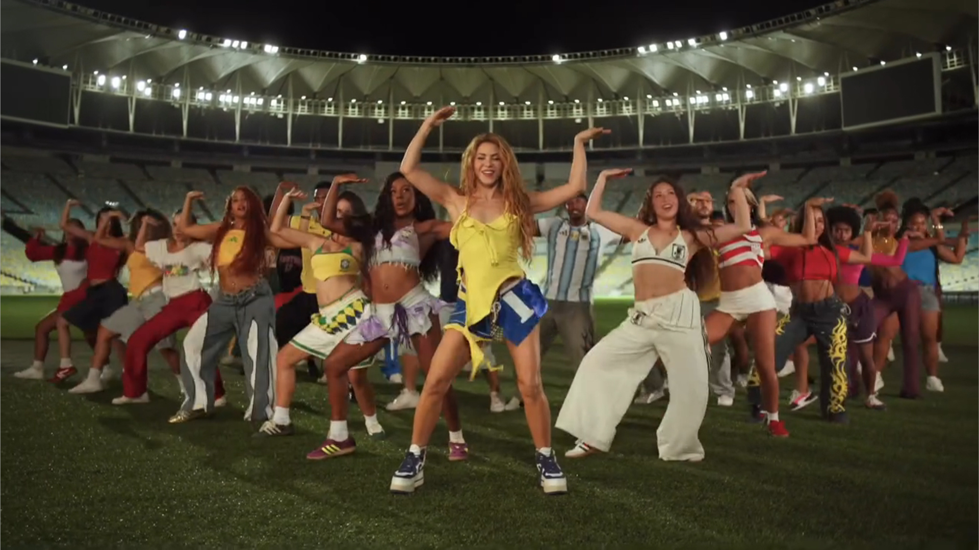 Shakira, Madonna y BTS en el show de la final del Mundial