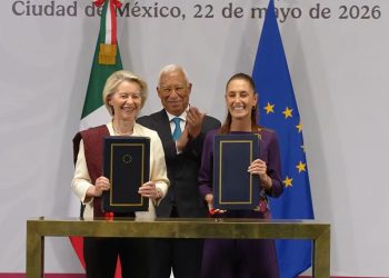 Sheinbaum y Von der Leyen sellan acuerdo entre México y la UE