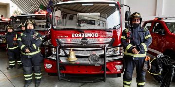 Dron y nuevas unidades: Así es el equipo de alta tecnología que recibieron los Bomberos
