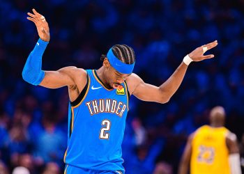 Los Oklahoma City Thunder, vigentes campeones de la NBA, no dieron opción este martes a unos Lakers sin Luka Doncic y les doblegaron 108-90 para tomar