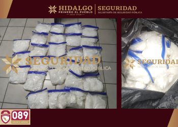Aseguran 27 kilos de cristal en Tula; SSPH detiene a dos presuntos narcomenudistas