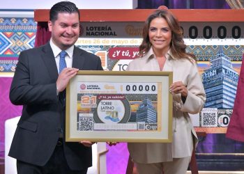 Lotería Nacional celebra los 70 años de la Torre Latinoamericana con billete conmemorativo