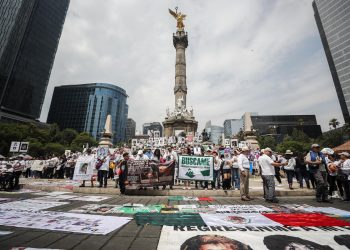 Madres buscadoras encabezaron la XIV Marcha por la Dignidad en la Ciudad de México