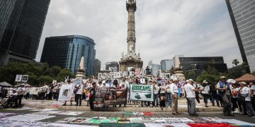 Madres buscadoras encabezaron la XIV Marcha por la Dignidad en la Ciudad de México