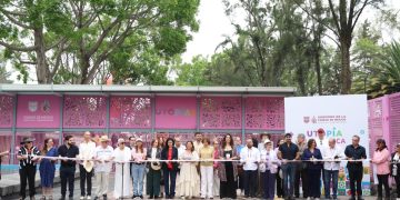 Clara Brugada inauguró la Utopía La Heroica en la alcaldía Venustiano Carranza