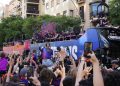 Barcelona celebra con su gente el título de Liga