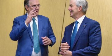 México y Estados Unidos avanzan en revisión del T-MEC; Ebrard destaca diálogo positivo