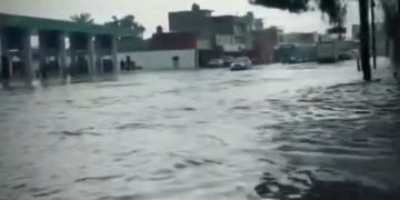 Las lluvias provocaron severas afectaciones viales en Tonanitla y Ecatepec