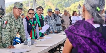 Rosa Icela Rodríguez y Evelyn Salgado encabezan brigada de paz en Chilapa, Guerrero